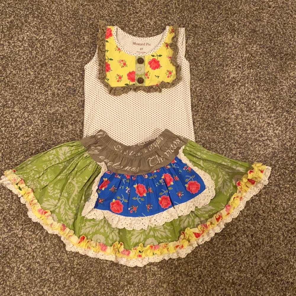 Mustard Pie set